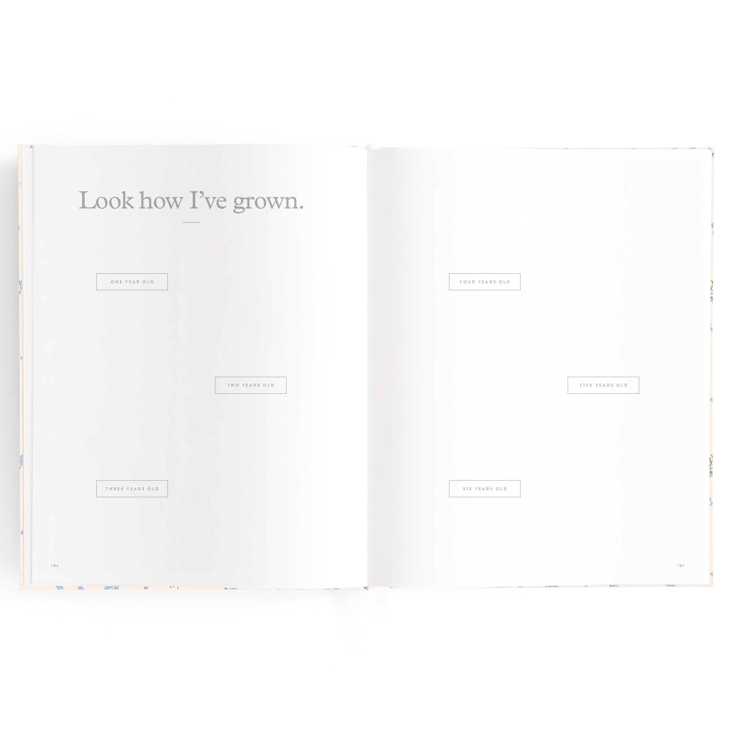 Fox & Fallow Baby Book - Forget Me Not