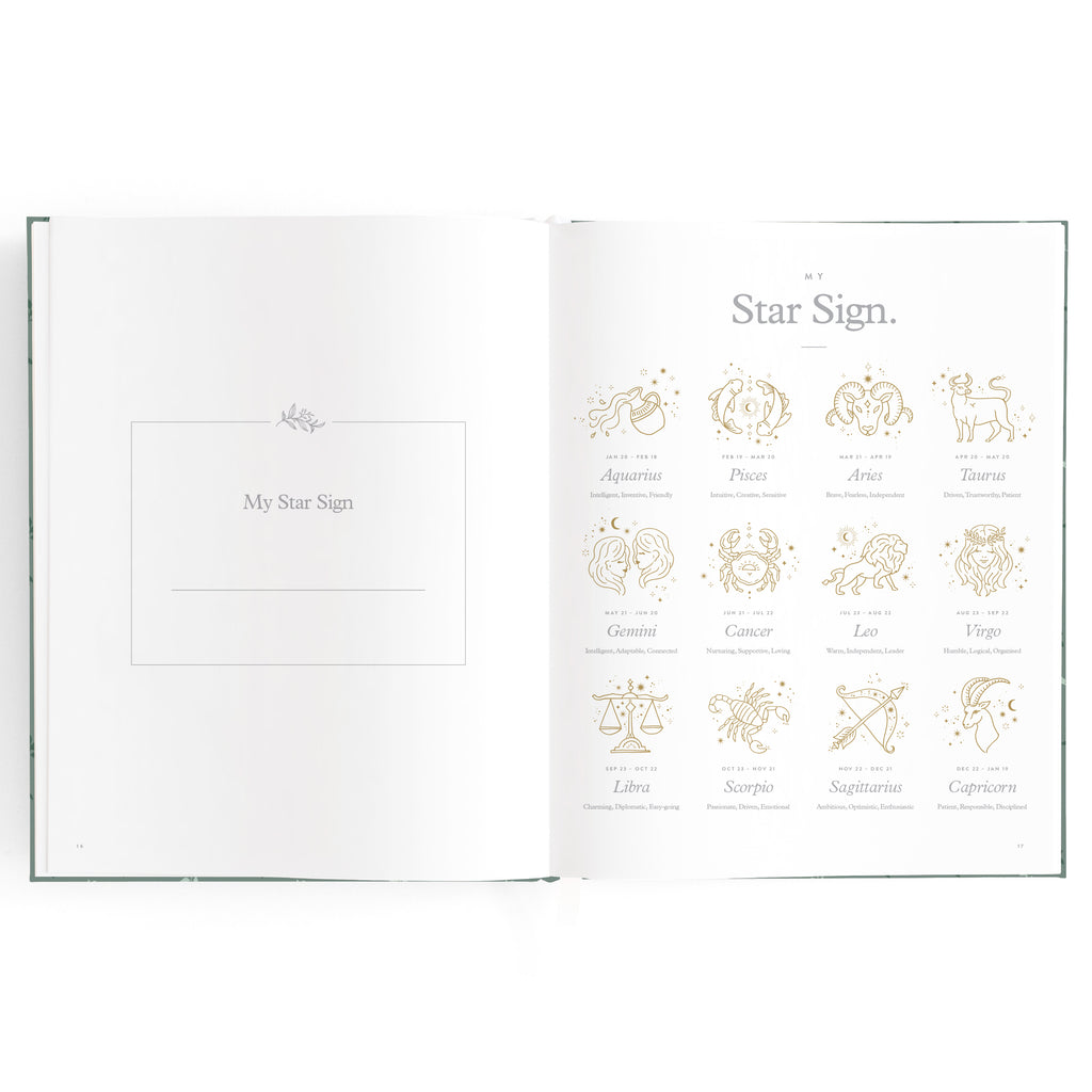 Fox & Fallow Baby Book - Pine
