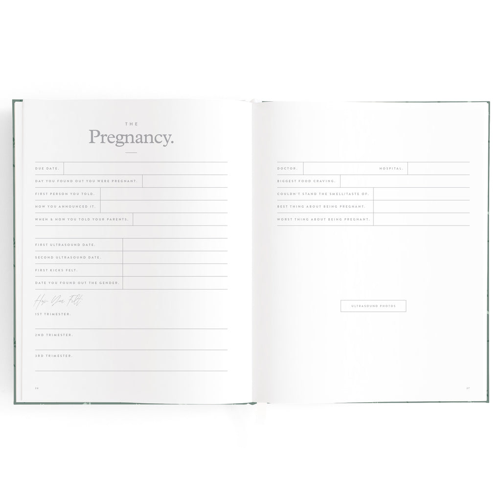 Fox & Fallow Baby Book - Pine