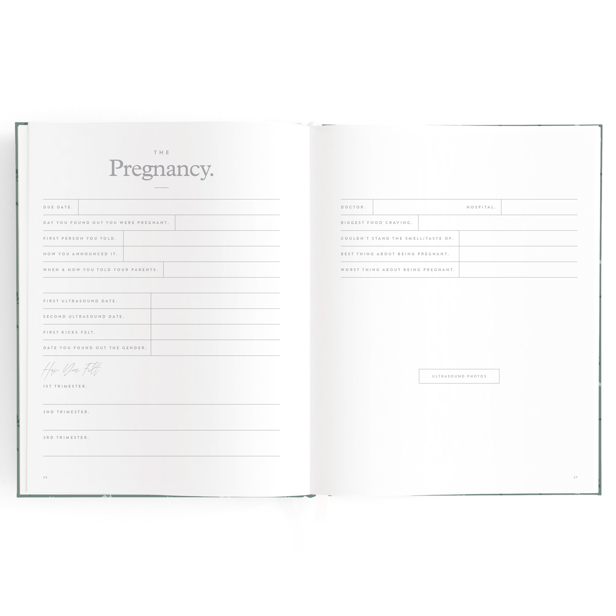 Fox & Fallow Baby Book - Pine