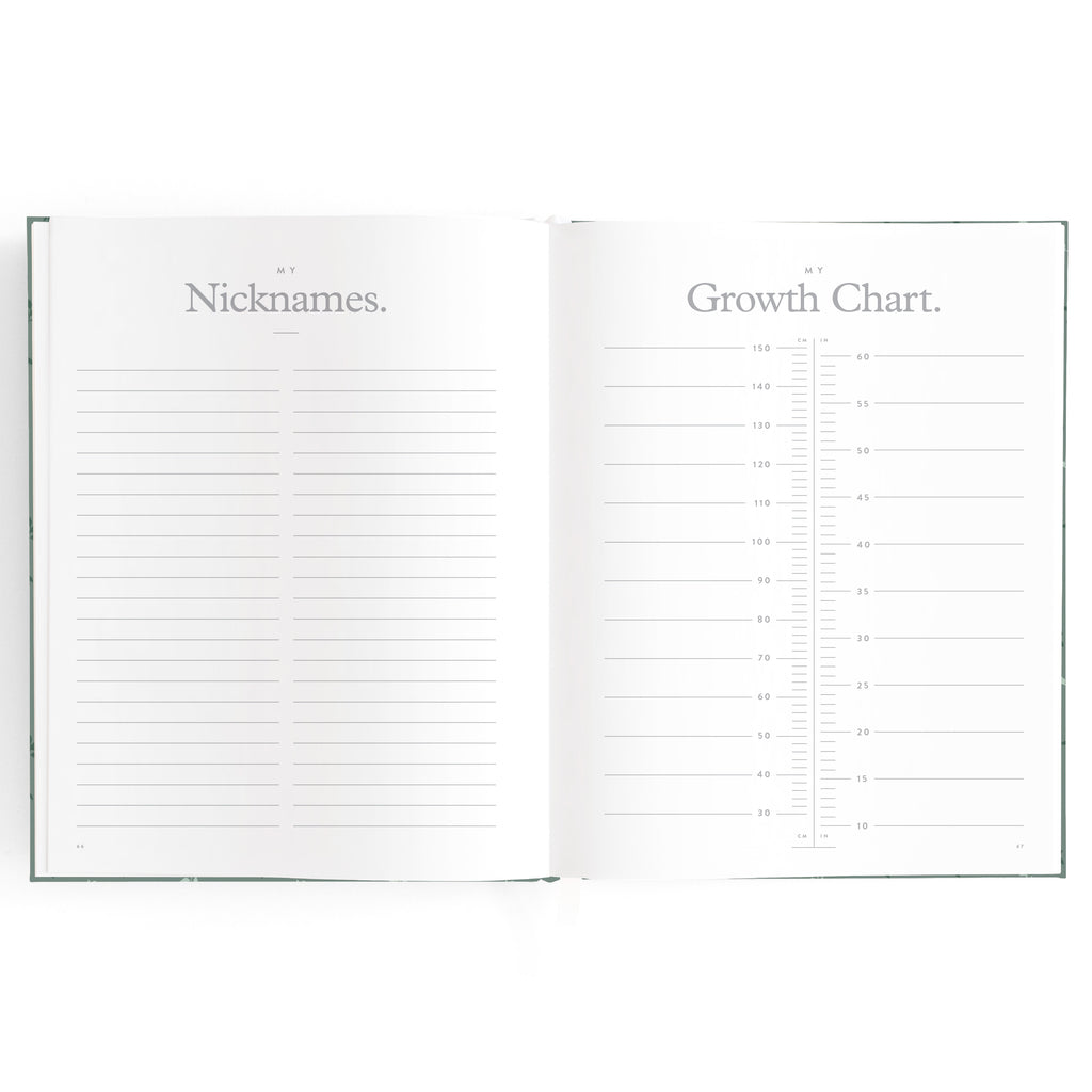 Fox & Fallow Baby Book - Pine