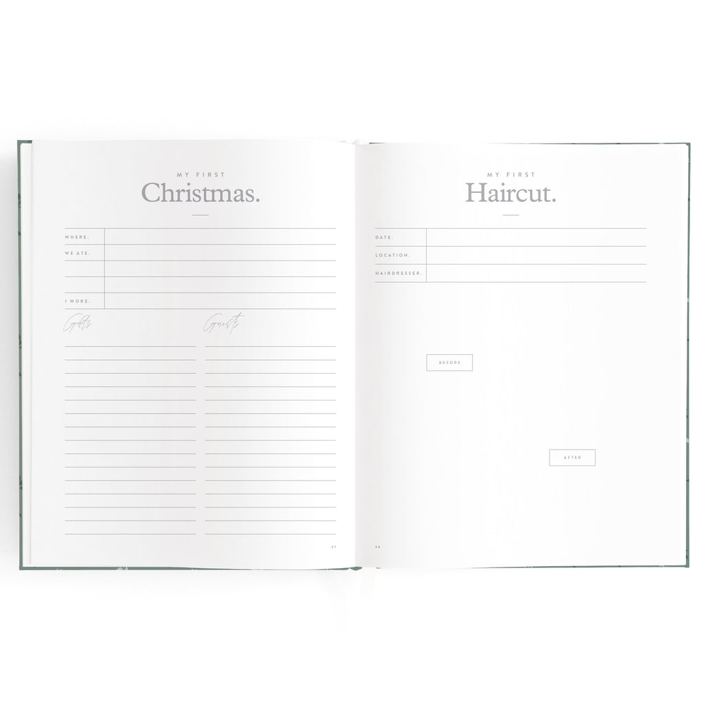 Fox & Fallow Baby Book - Pine