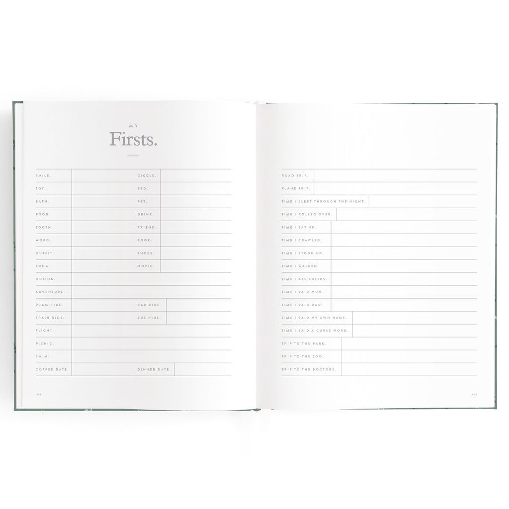 Fox & Fallow Baby Book - Pine