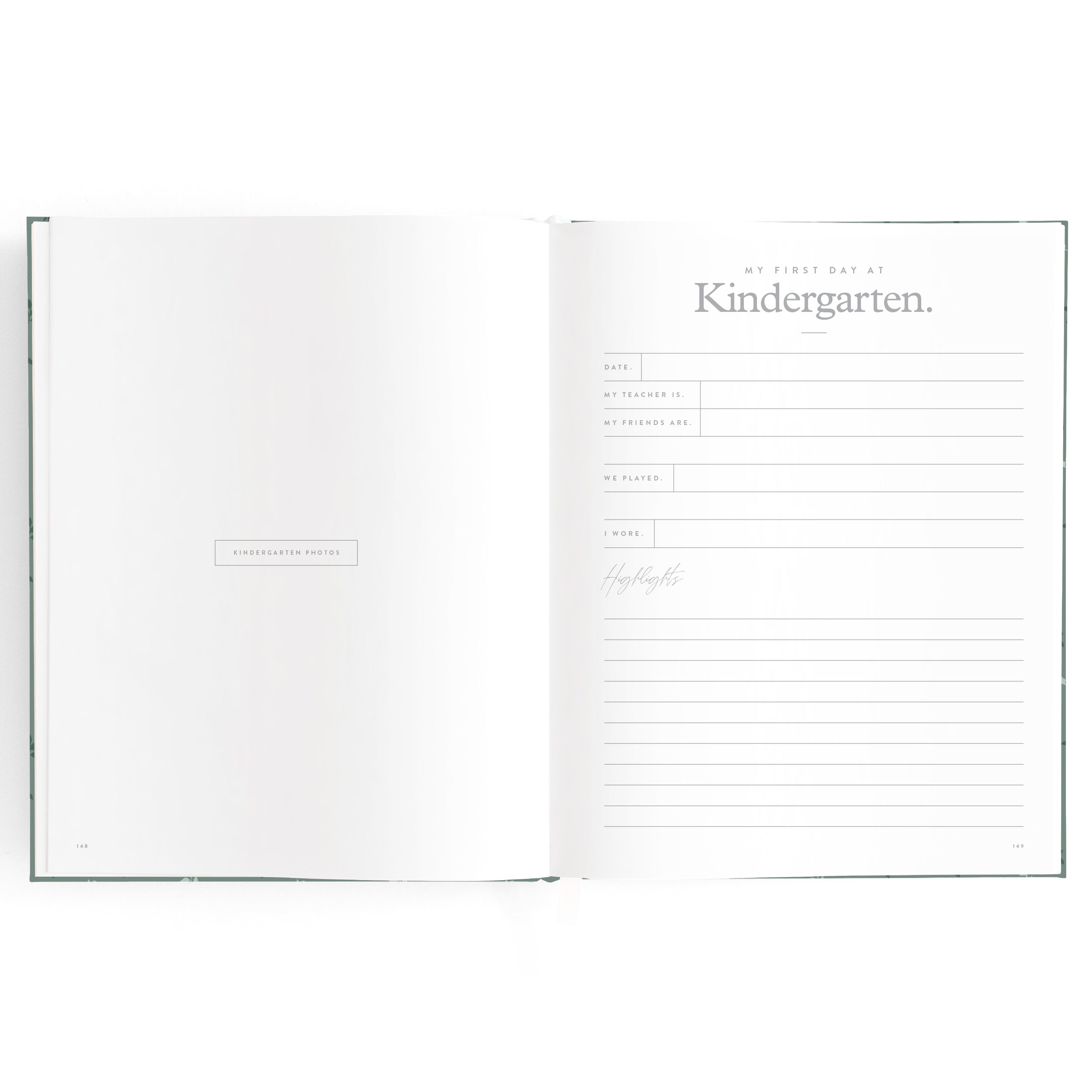 Fox & Fallow Baby Book - Pine