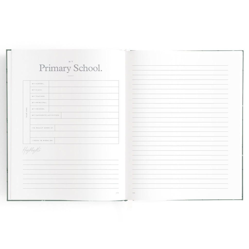 Fox & Fallow Baby Book - Pine