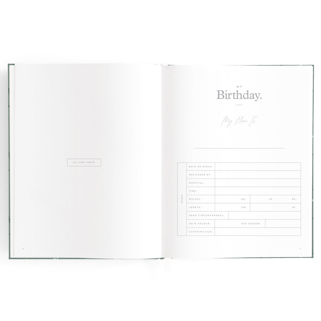 Fox & Fallow Baby Book - Pine