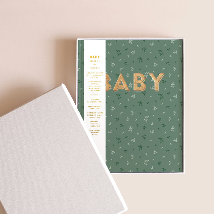Fox & Fallow Baby Book - Pine (Boxed)