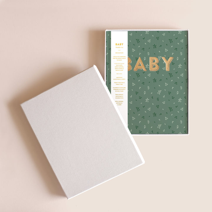 Fox & Fallow Baby Book - Pine (Boxed)