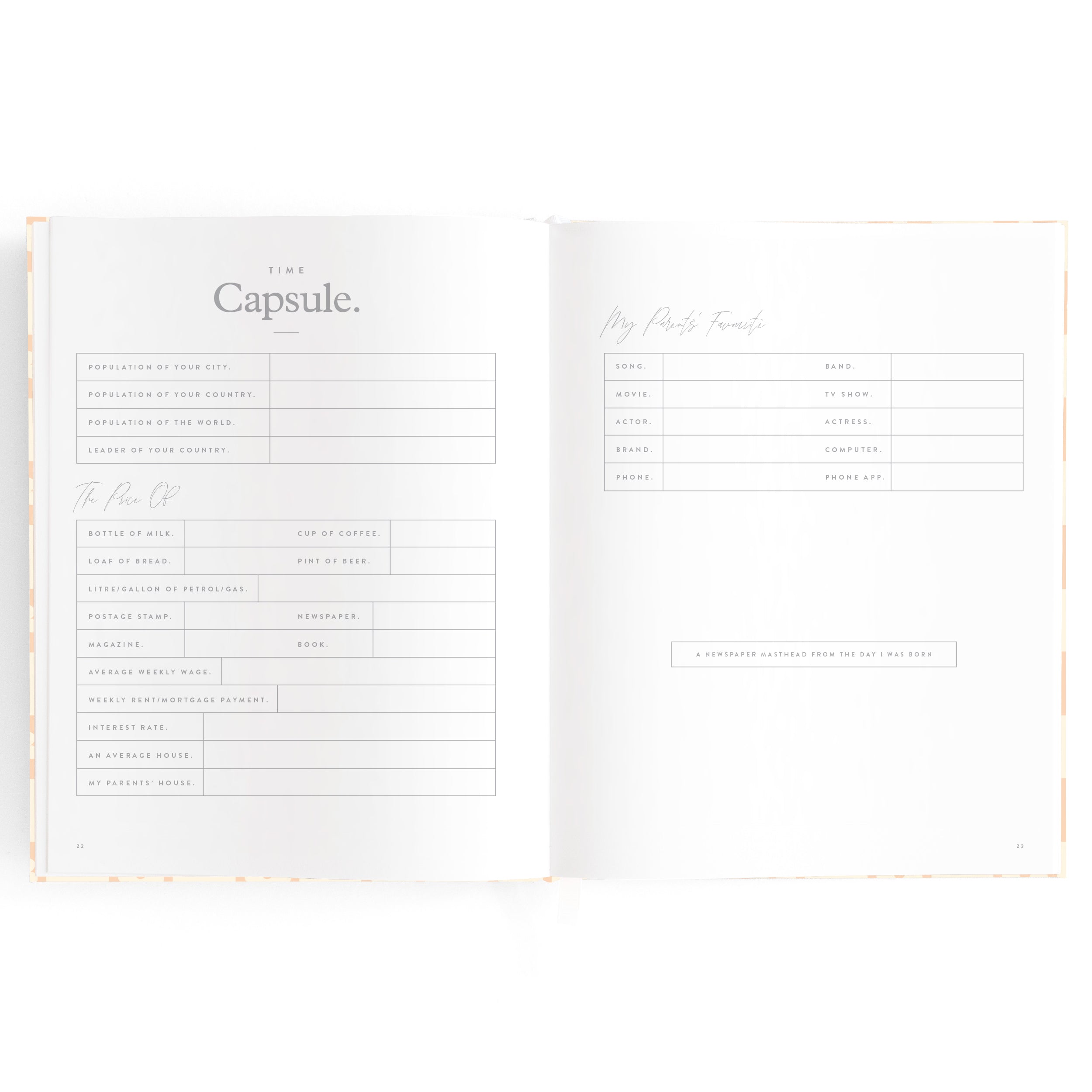 Fox & Fallow Baby Book - Daisy Grid