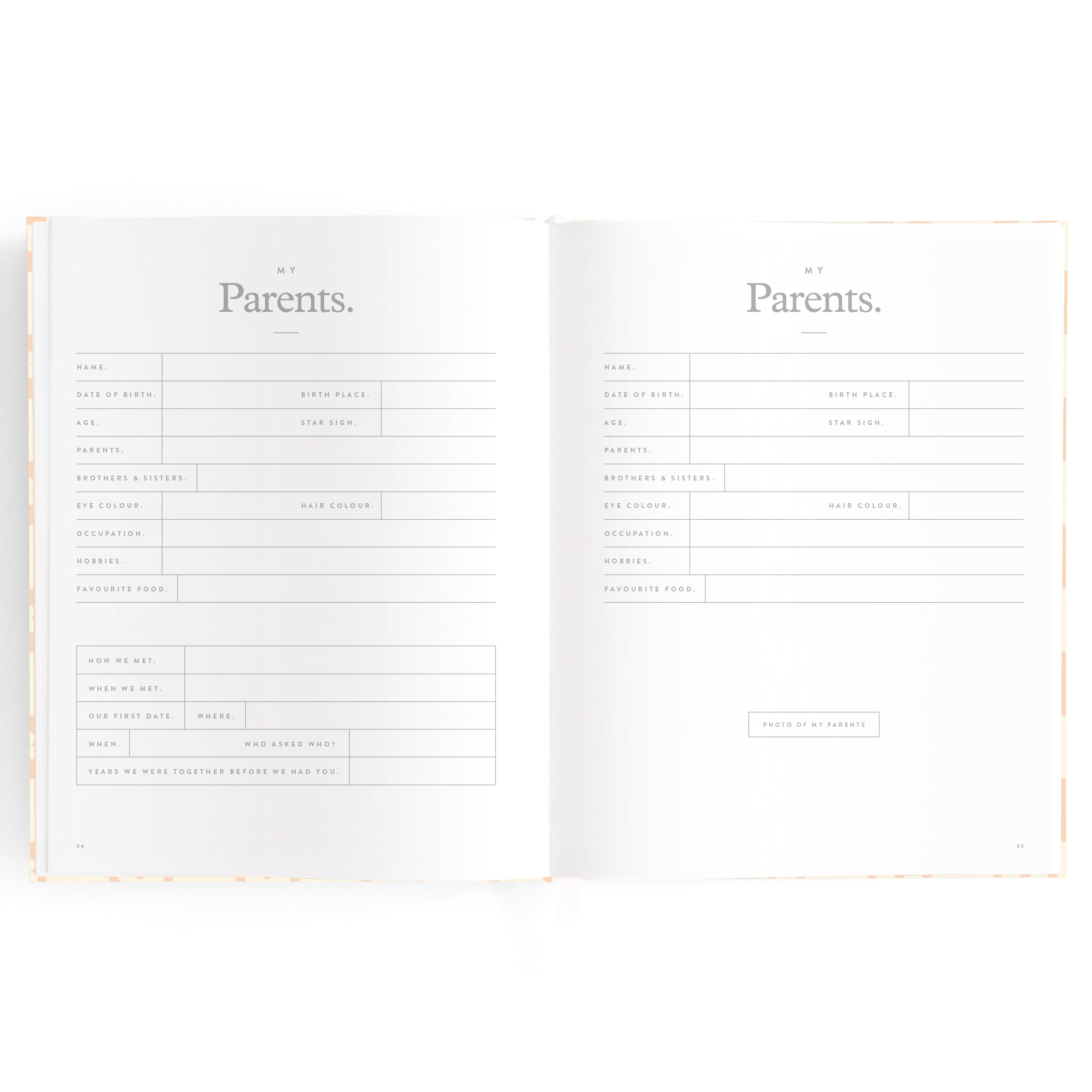 Fox & Fallow Baby Book - Daisy Grid