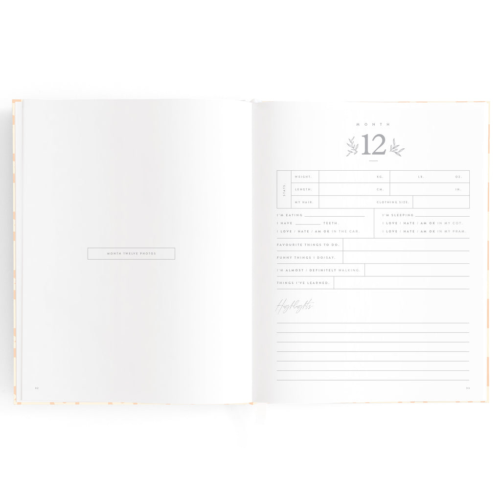 Fox & Fallow Baby Book - Daisy Grid