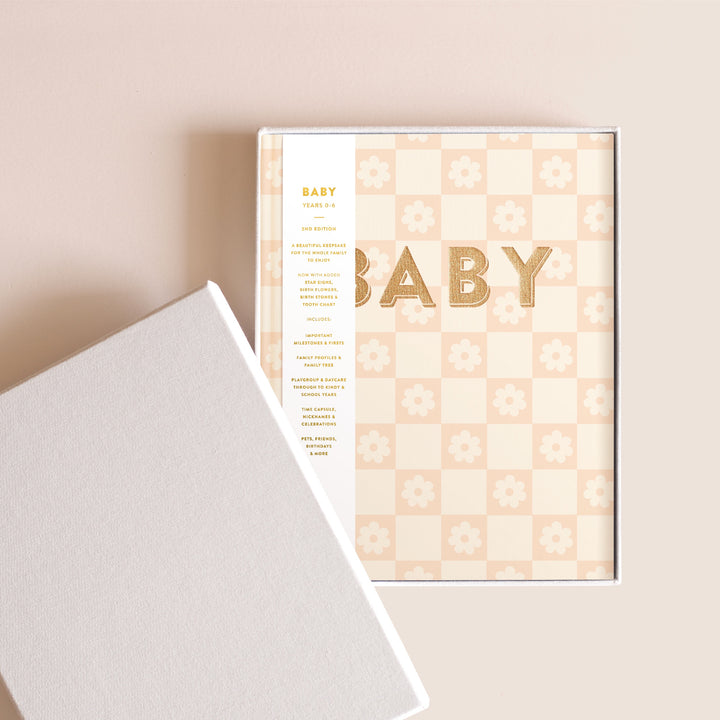 Fox & Fallow Baby Book - Daisy Grid (Boxed)