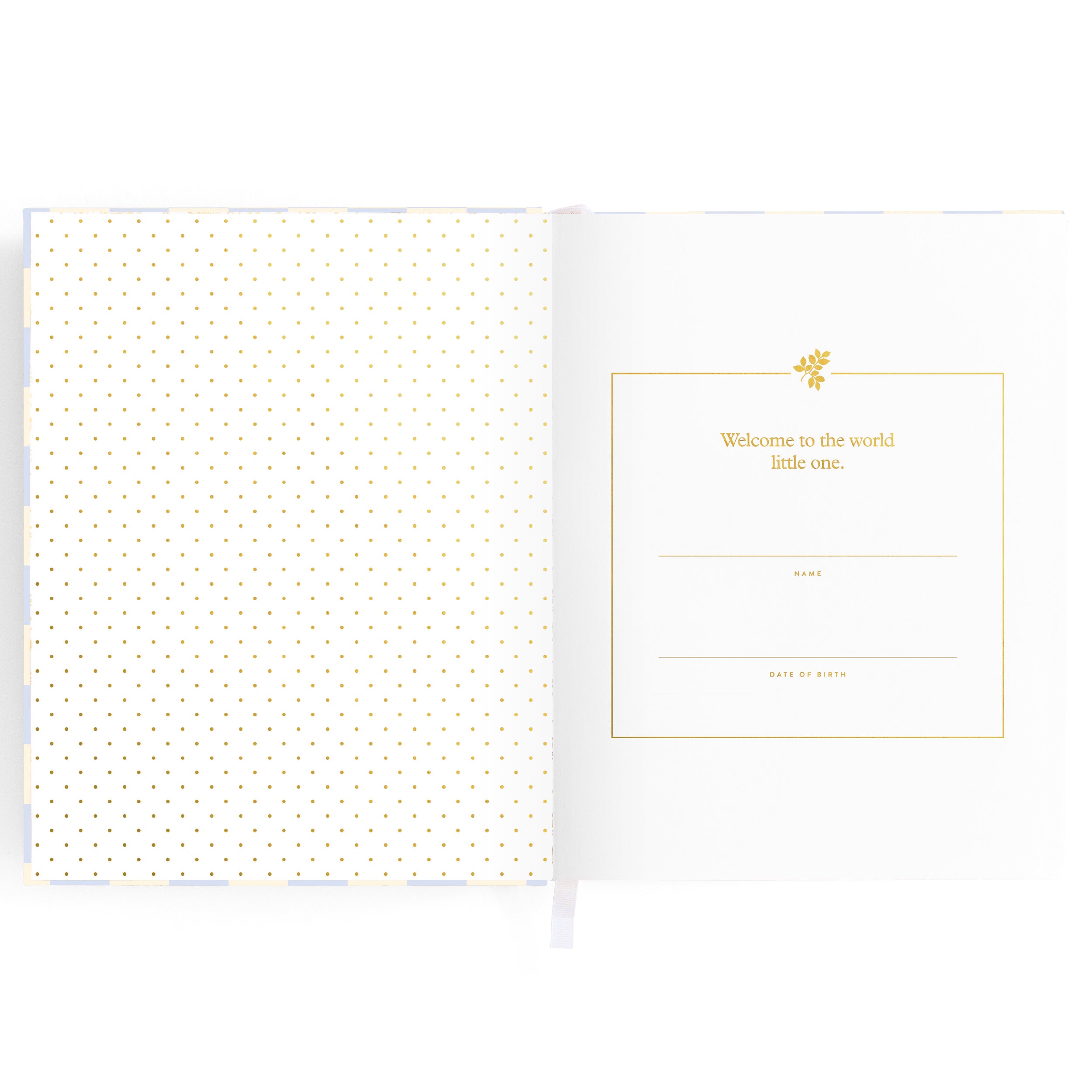 Fox & Fallow Baby Book - Blue Check