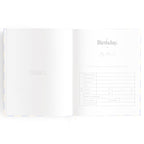 Baby Book - Blue Check (Boxed)