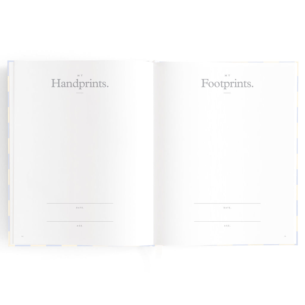 Fox & Fallow Baby Book - Blue Check