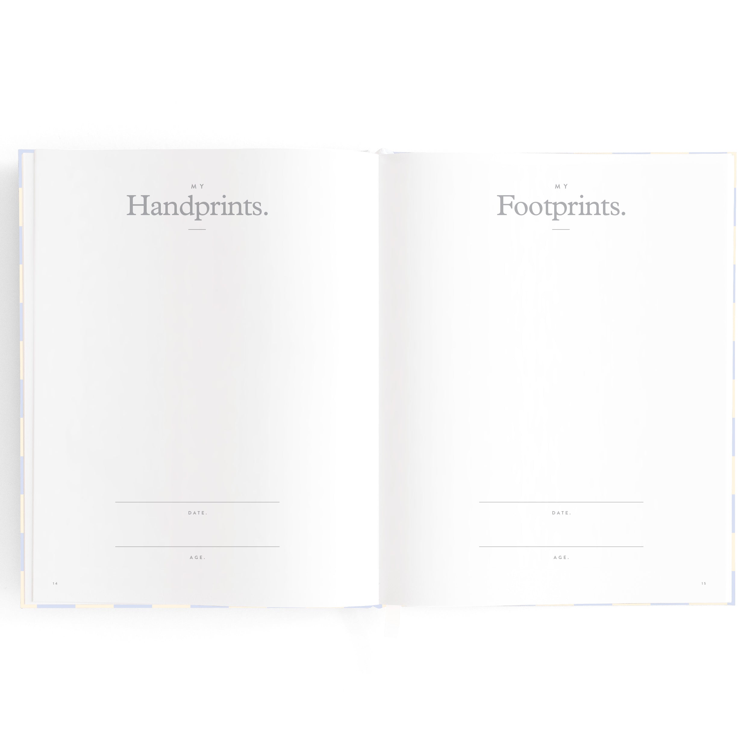 Fox & Fallow Baby Book - Blue Check
