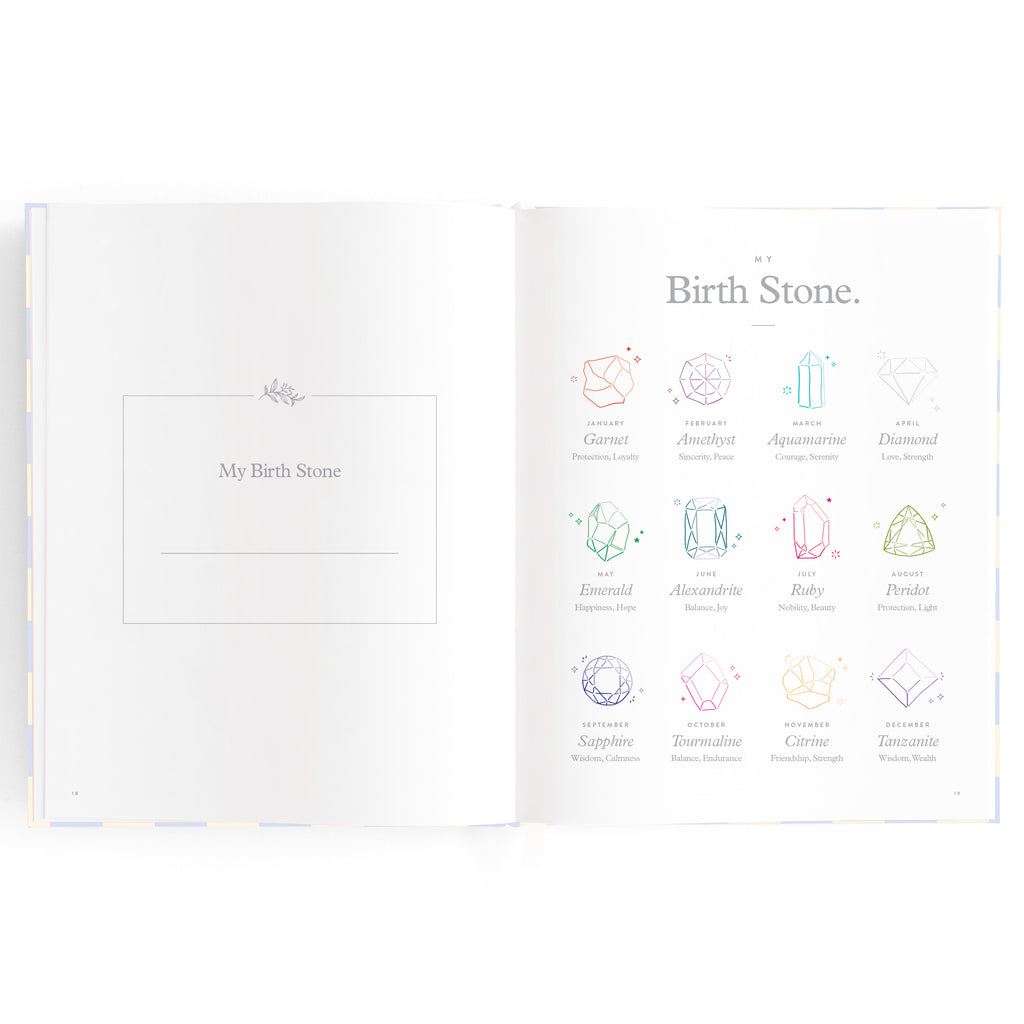 Fox & Fallow Baby Book - Blue Check