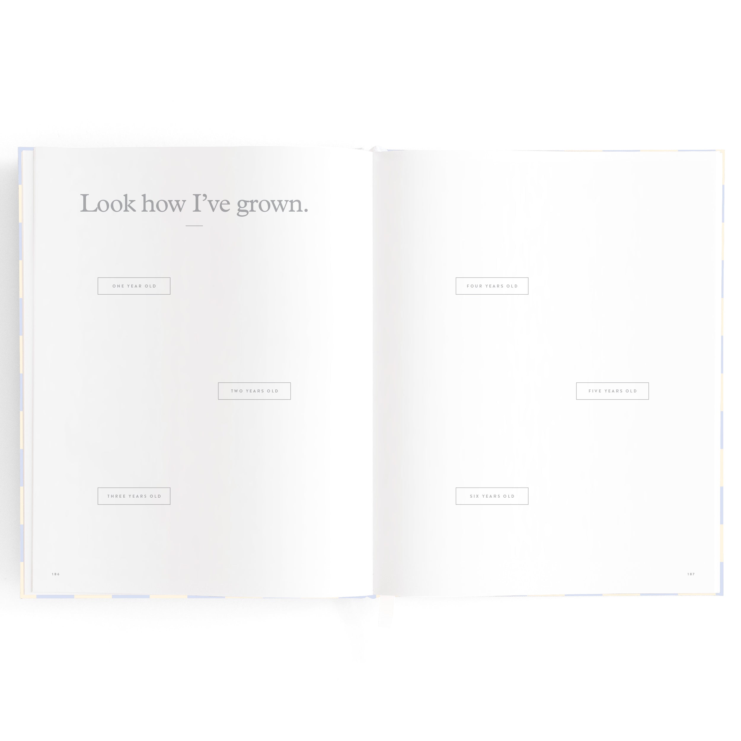 Fox & Fallow Baby Book - Blue Check
