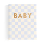 Baby Book - Blue Check
