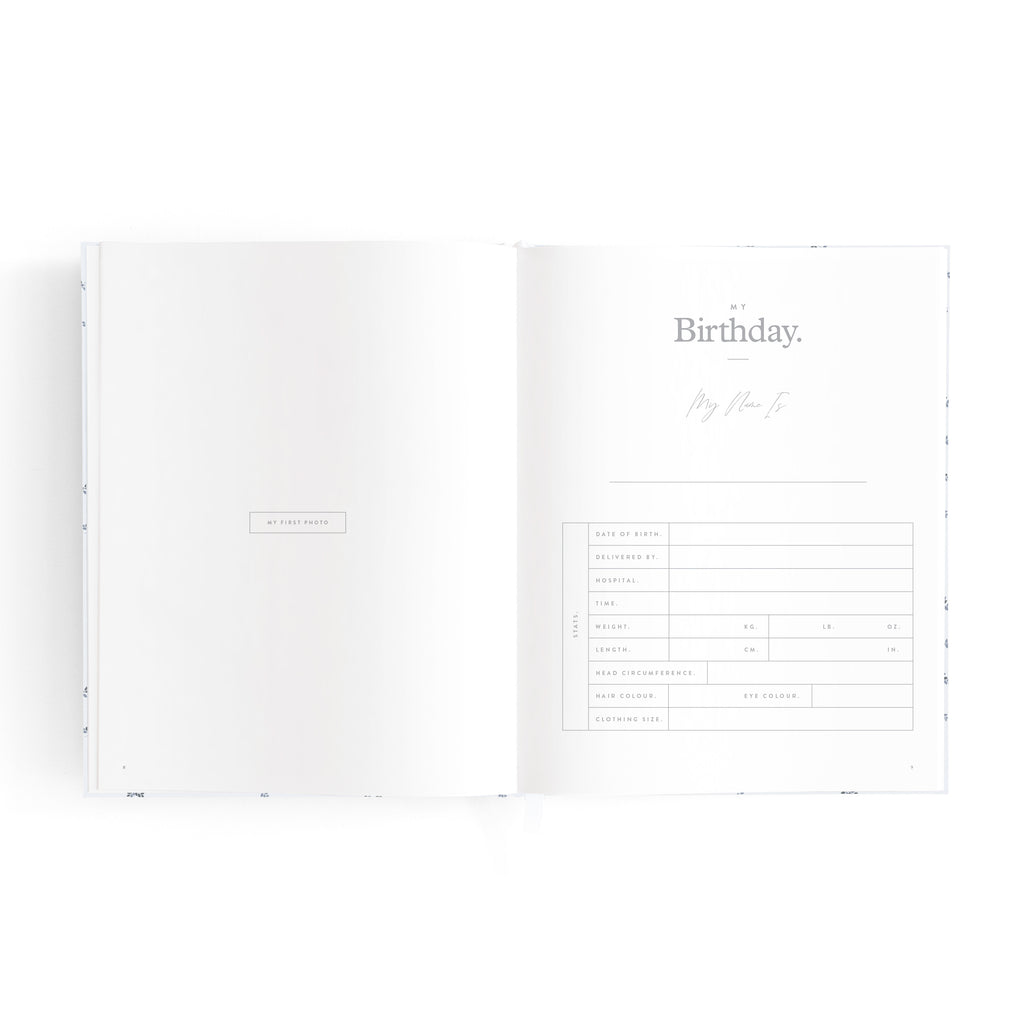 Fox & Fallow Mini Baby Book - Bluebell