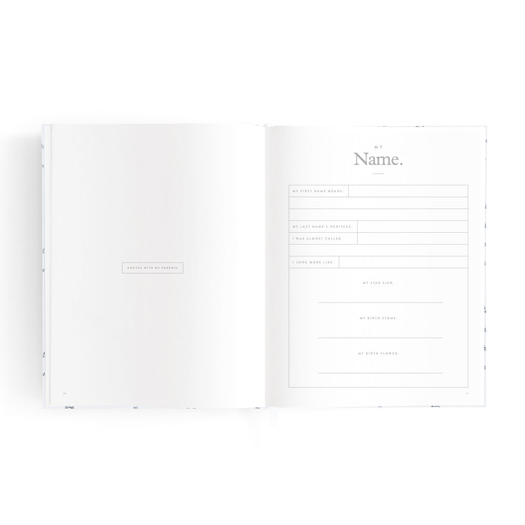 Fox & Fallow Mini Baby Book - Bluebell