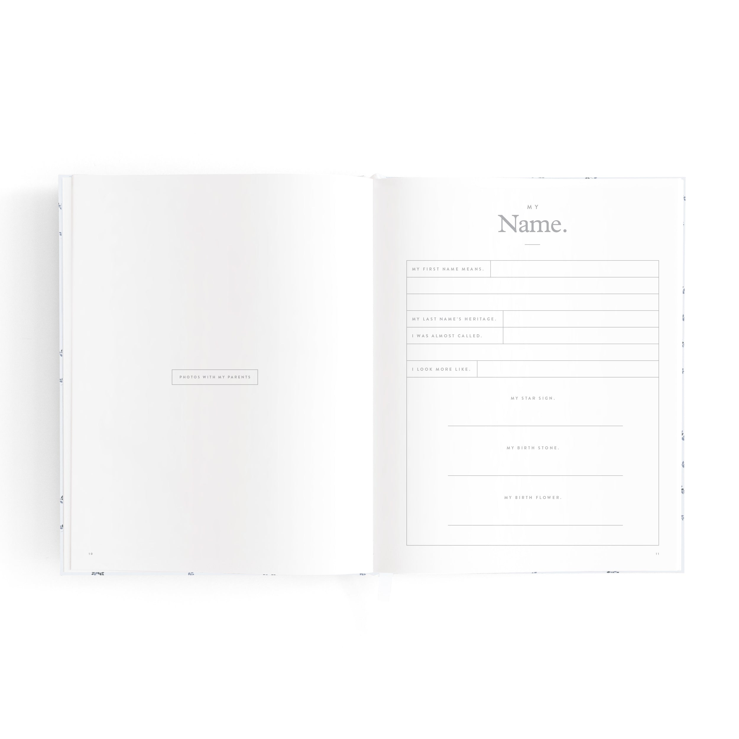 Fox & Fallow Mini Baby Book - Bluebell