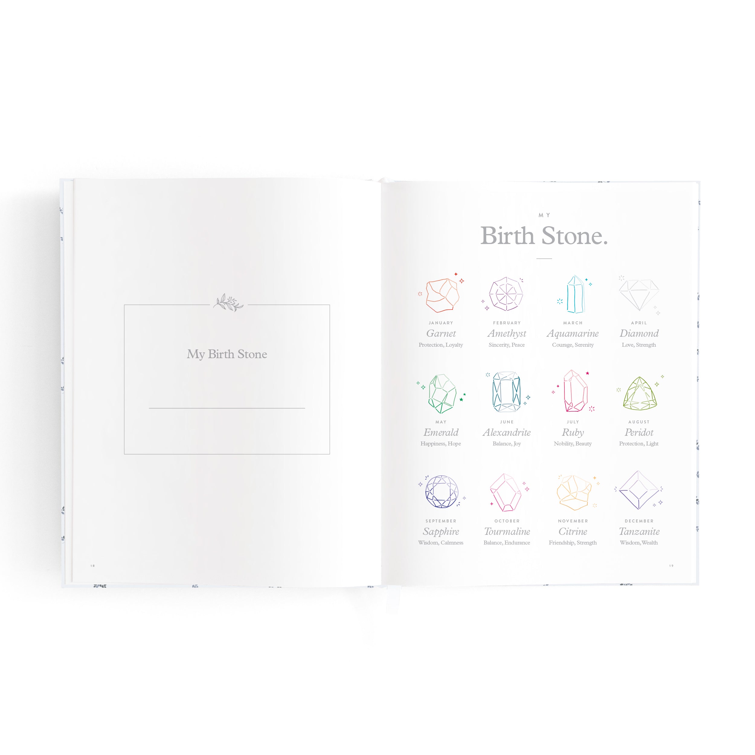 Fox & Fallow Mini Baby Book - Bluebell