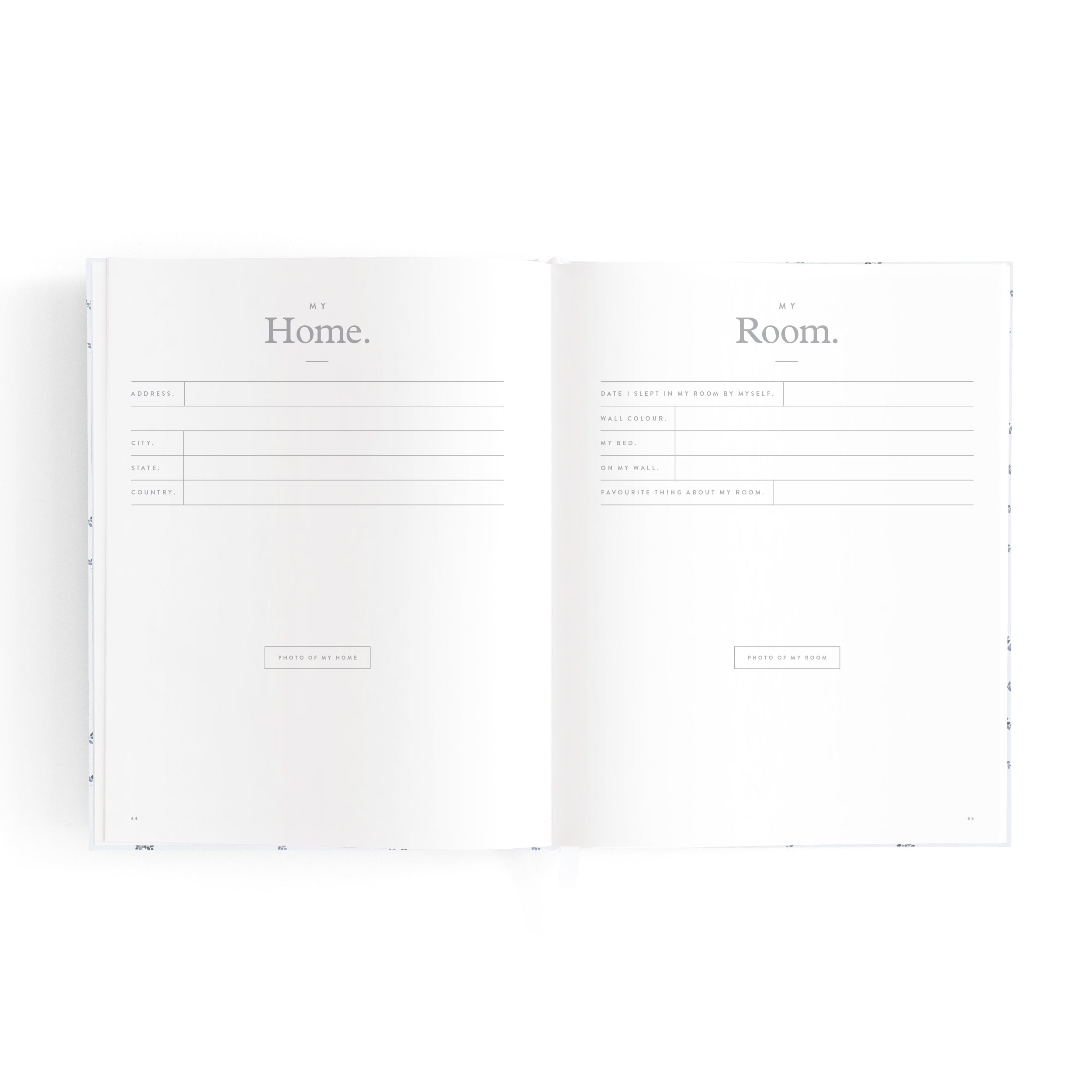 Fox & Fallow Mini Baby Book - Bluebell