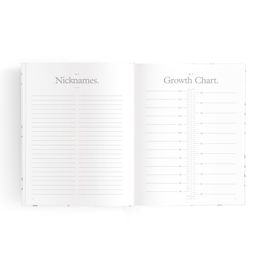 Fox & Fallow Mini Baby Book - Bluebell
