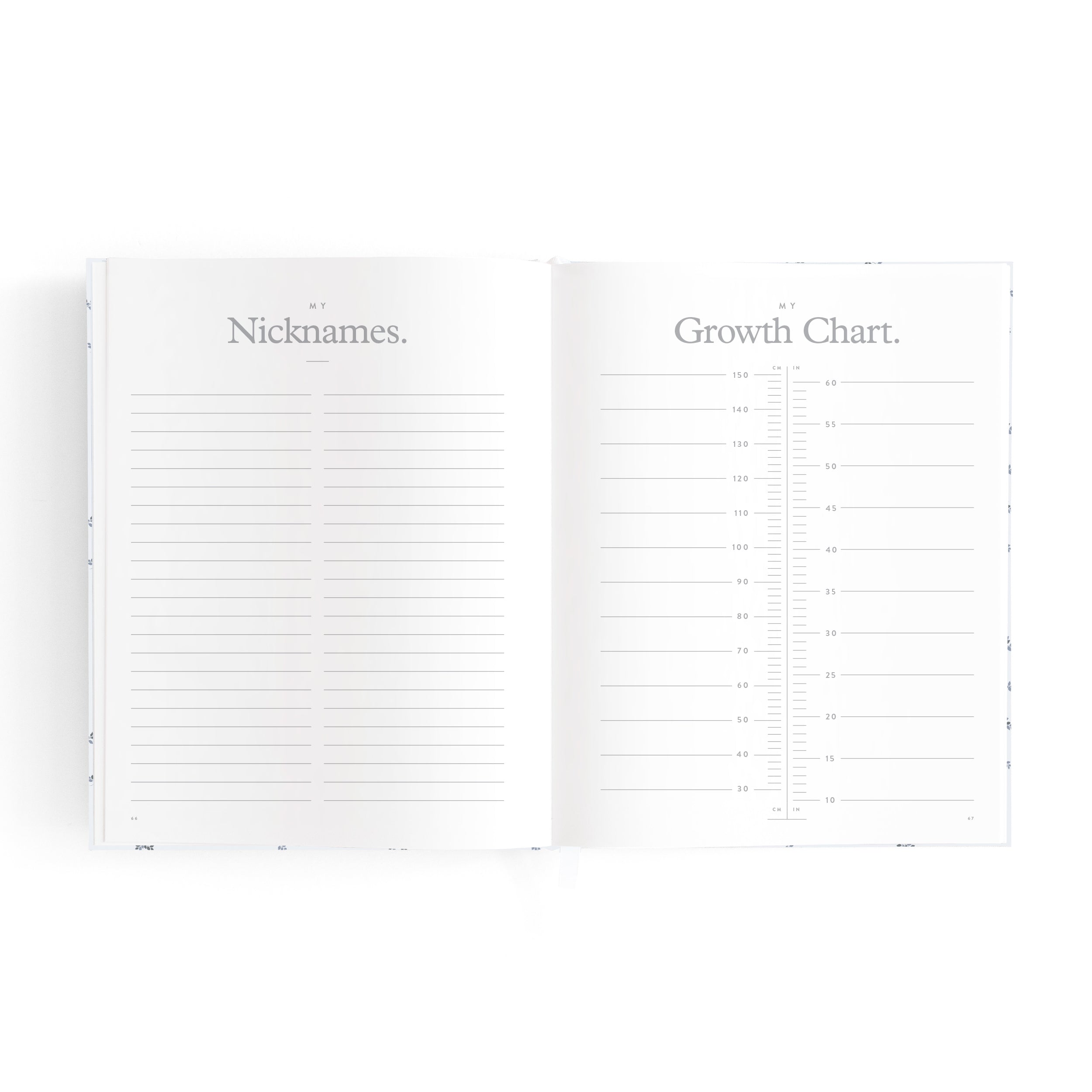 Fox & Fallow Mini Baby Book - Bluebell