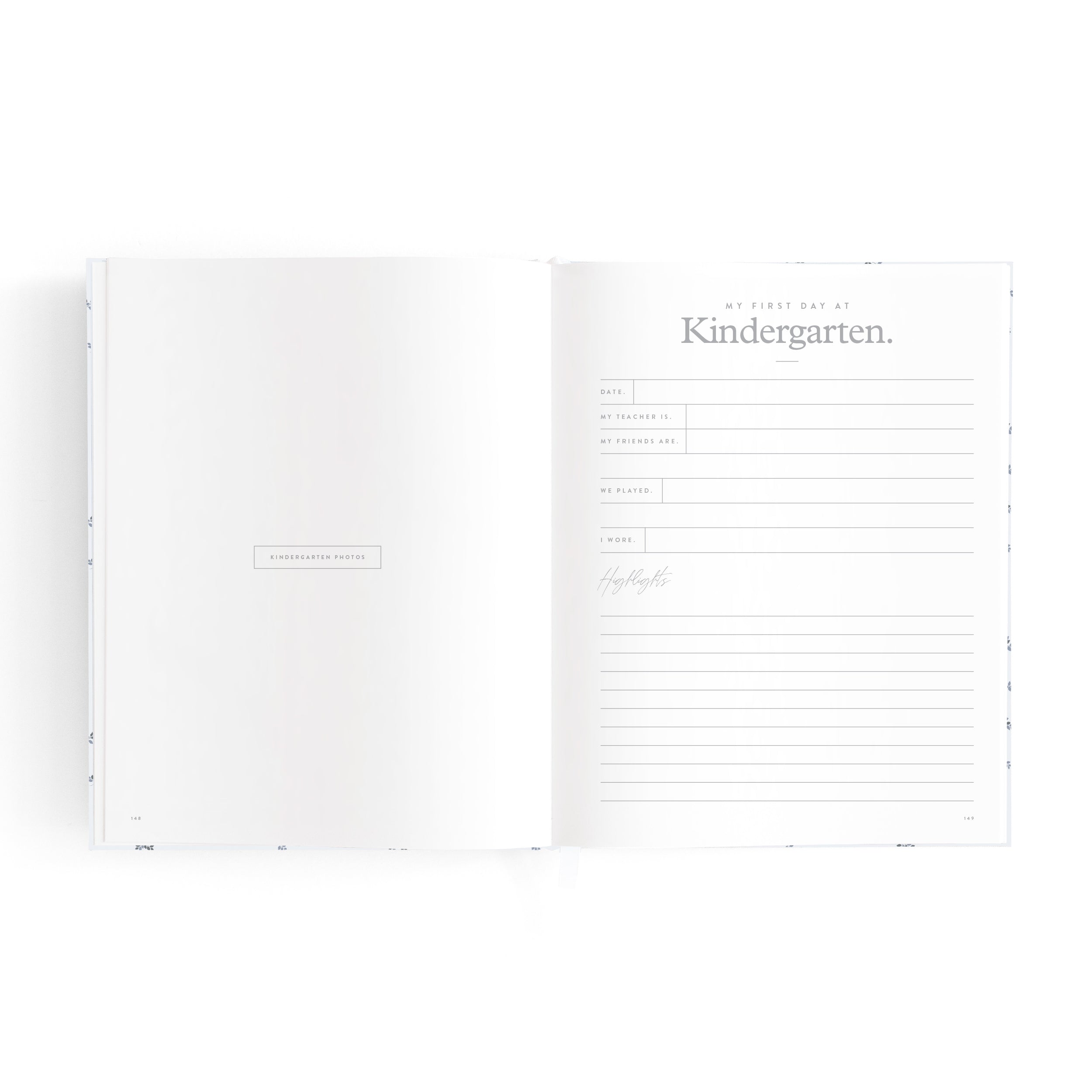 Fox & Fallow Mini Baby Book - Bluebell