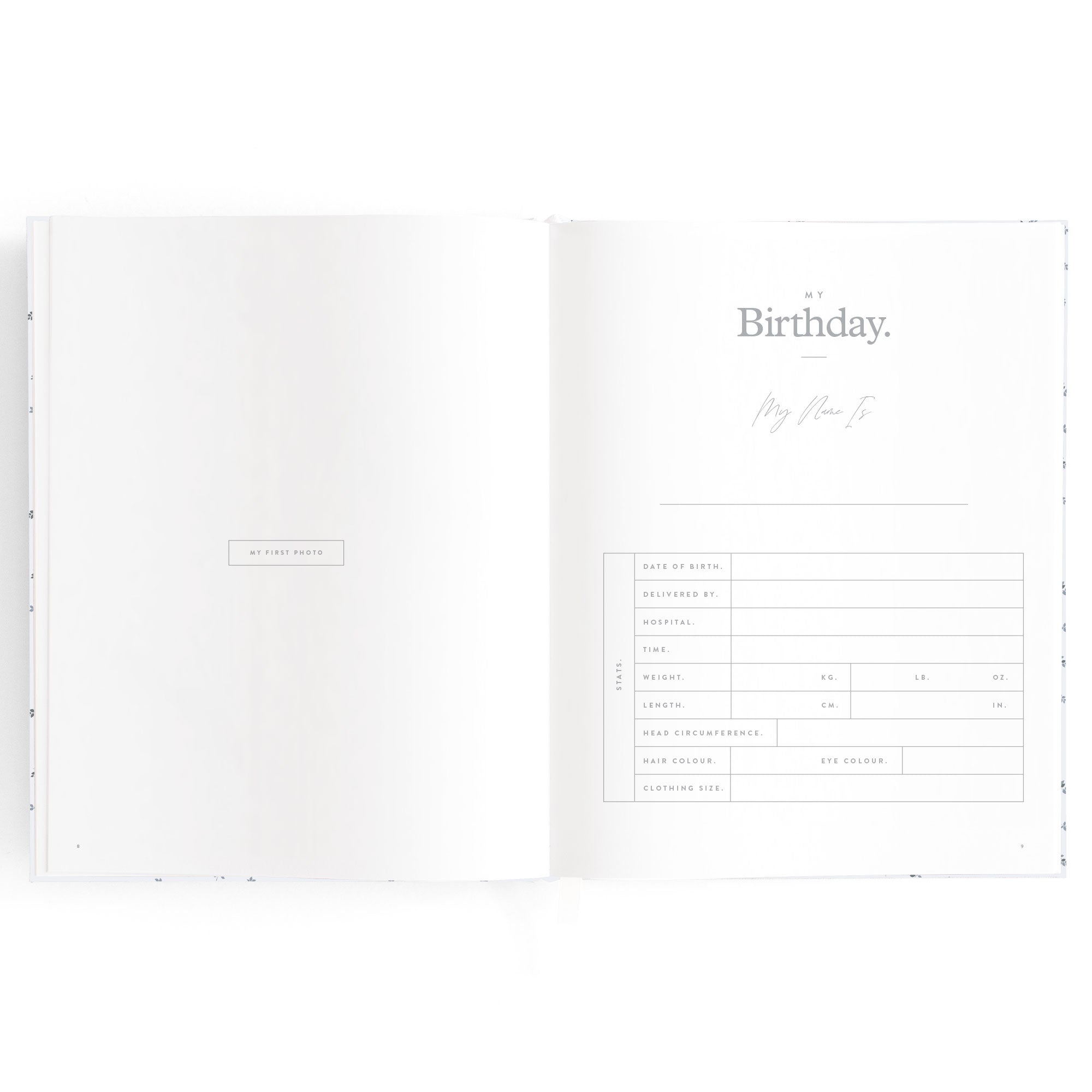 Fox & Fallow Baby Book - Bluebell