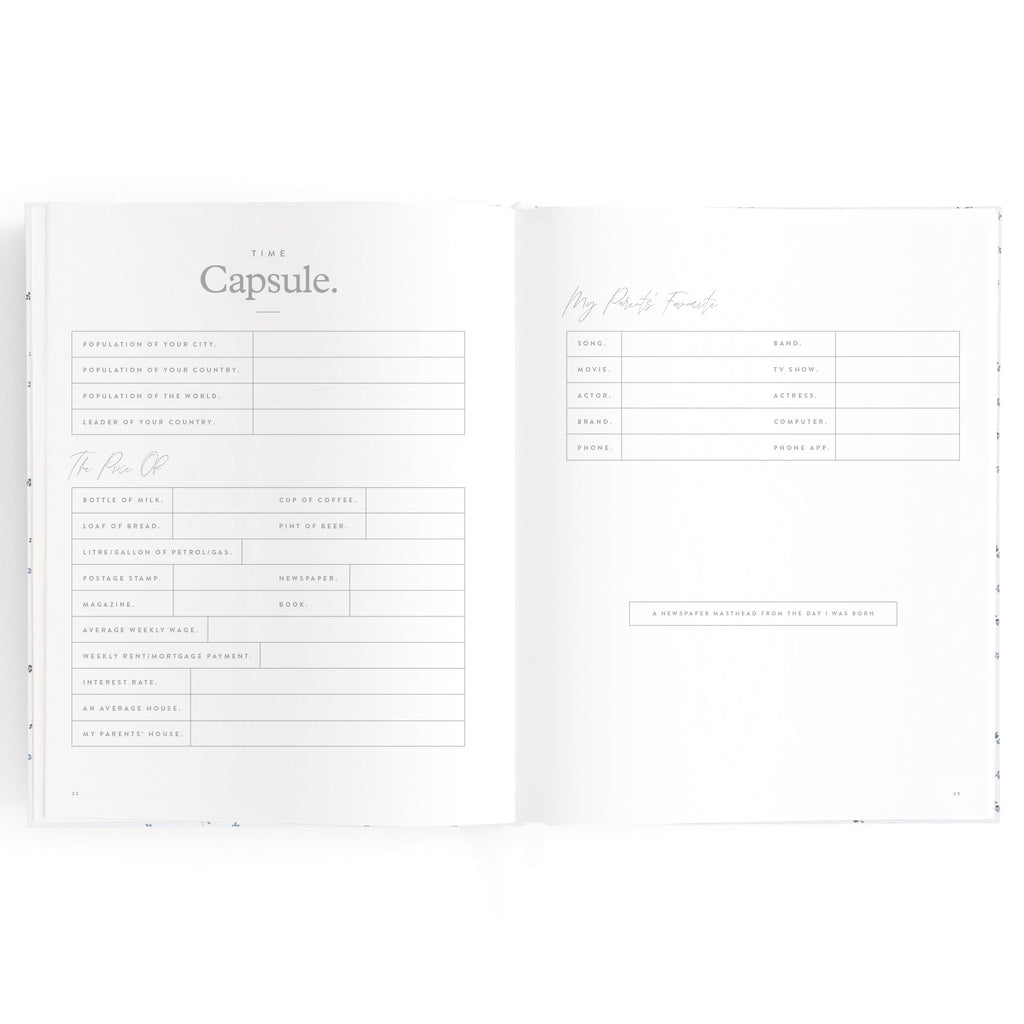 Fox & Fallow Baby Book - Bluebell