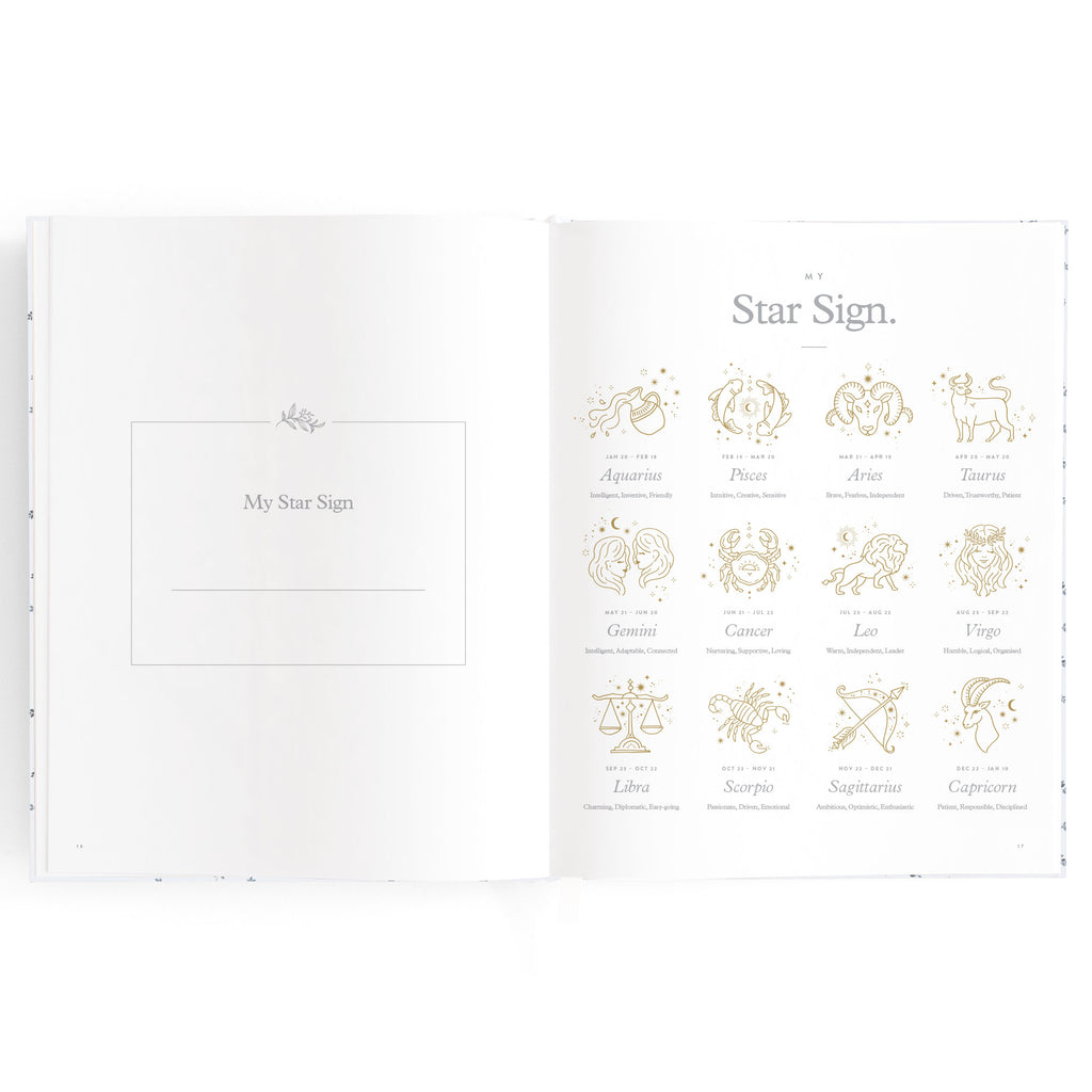 Fox & Fallow Baby Book - Bluebell