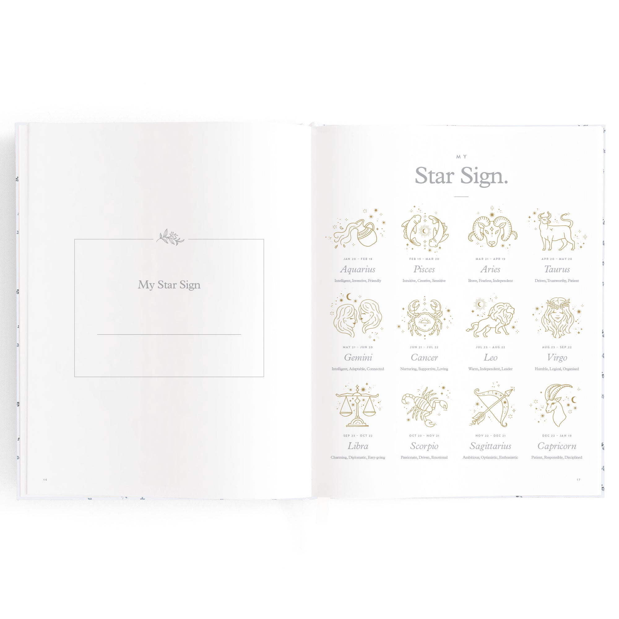 Fox & Fallow Baby Book - Bluebell