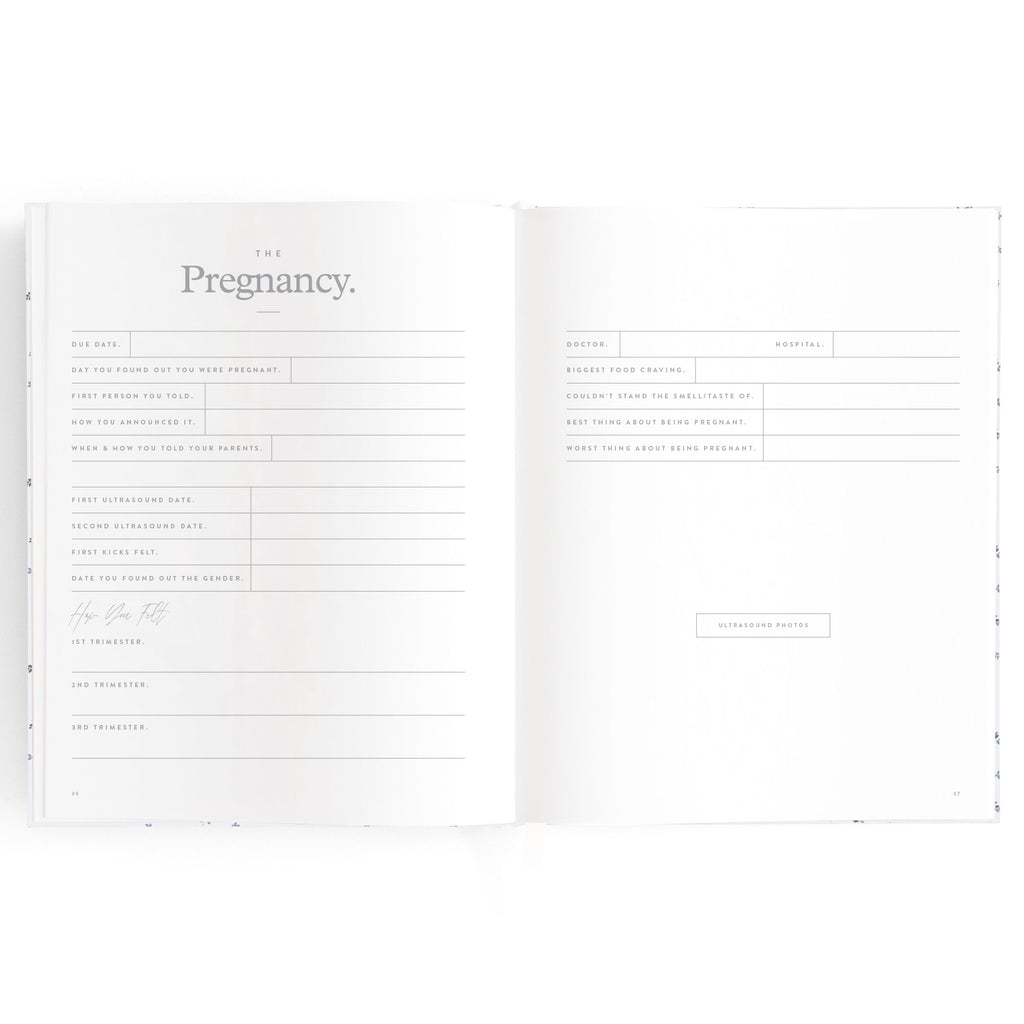 Fox & Fallow Baby Book - Bluebell