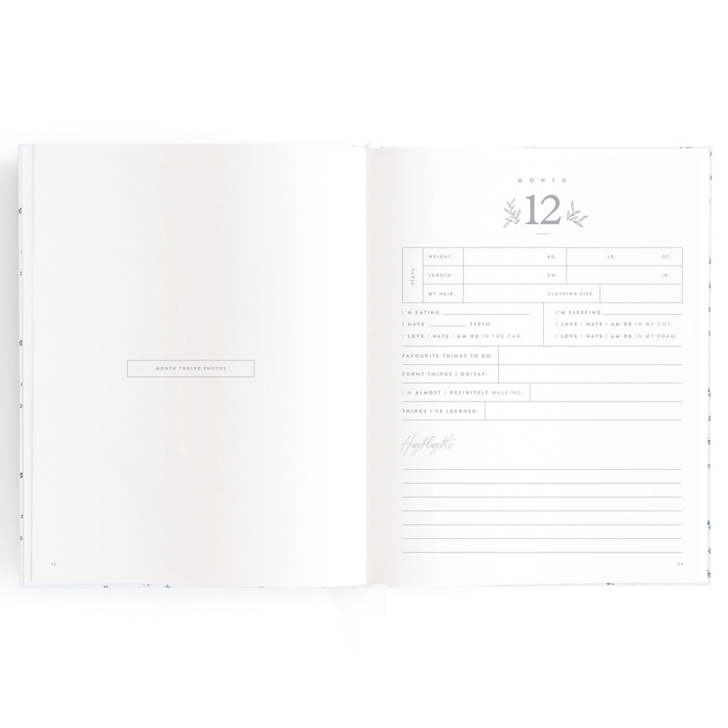 Fox & Fallow Baby Book - Bluebell
