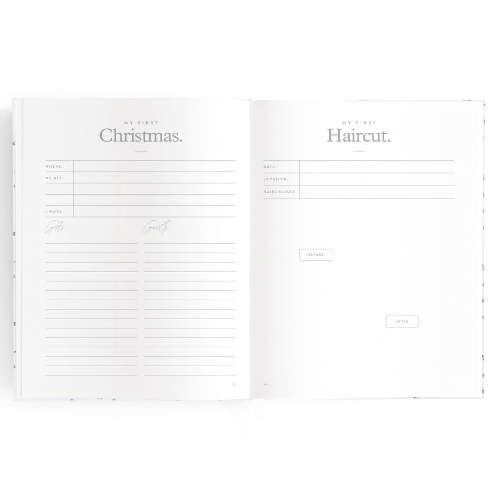 Fox & Fallow Baby Book - Bluebell