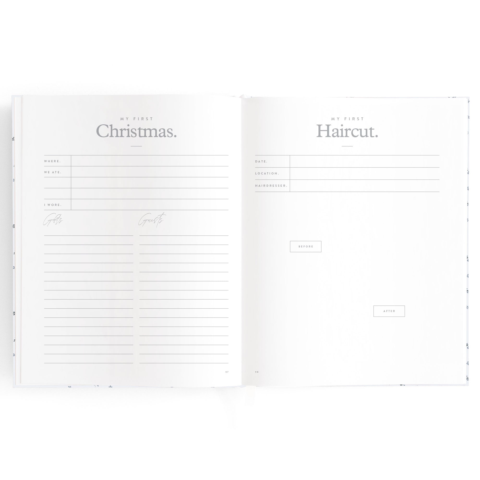 Fox & Fallow Baby Book - Bluebell