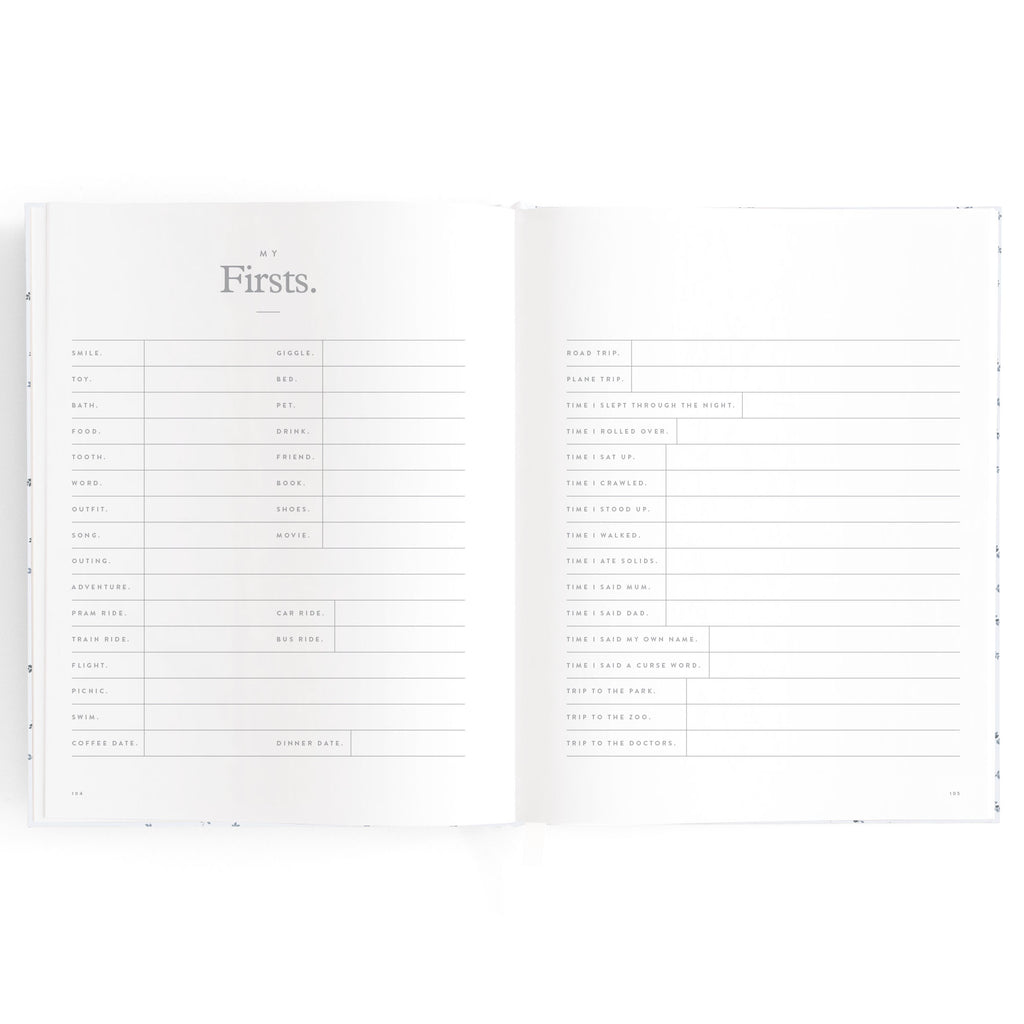 Fox & Fallow Baby Book - Bluebell