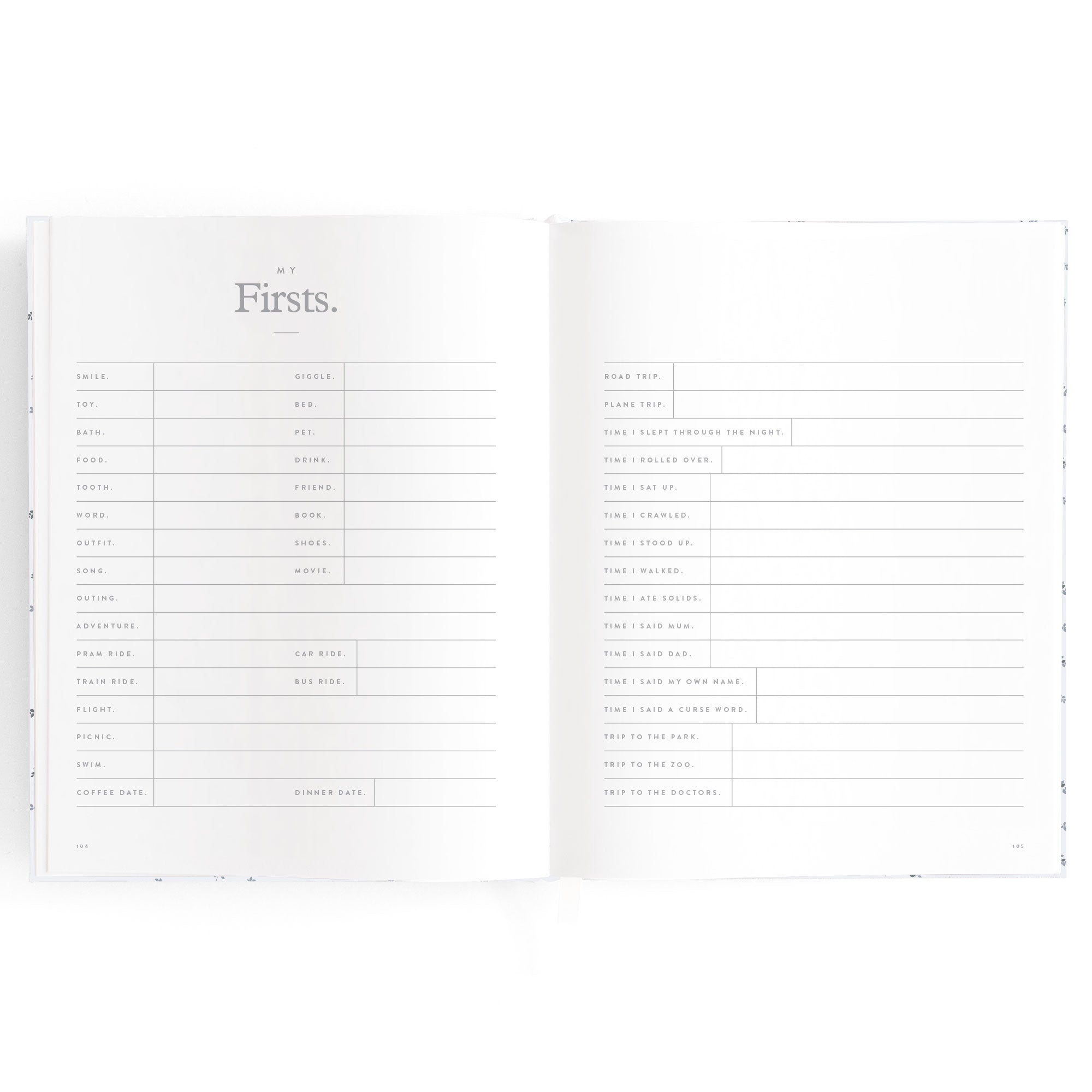 Fox & Fallow Baby Book - Bluebell
