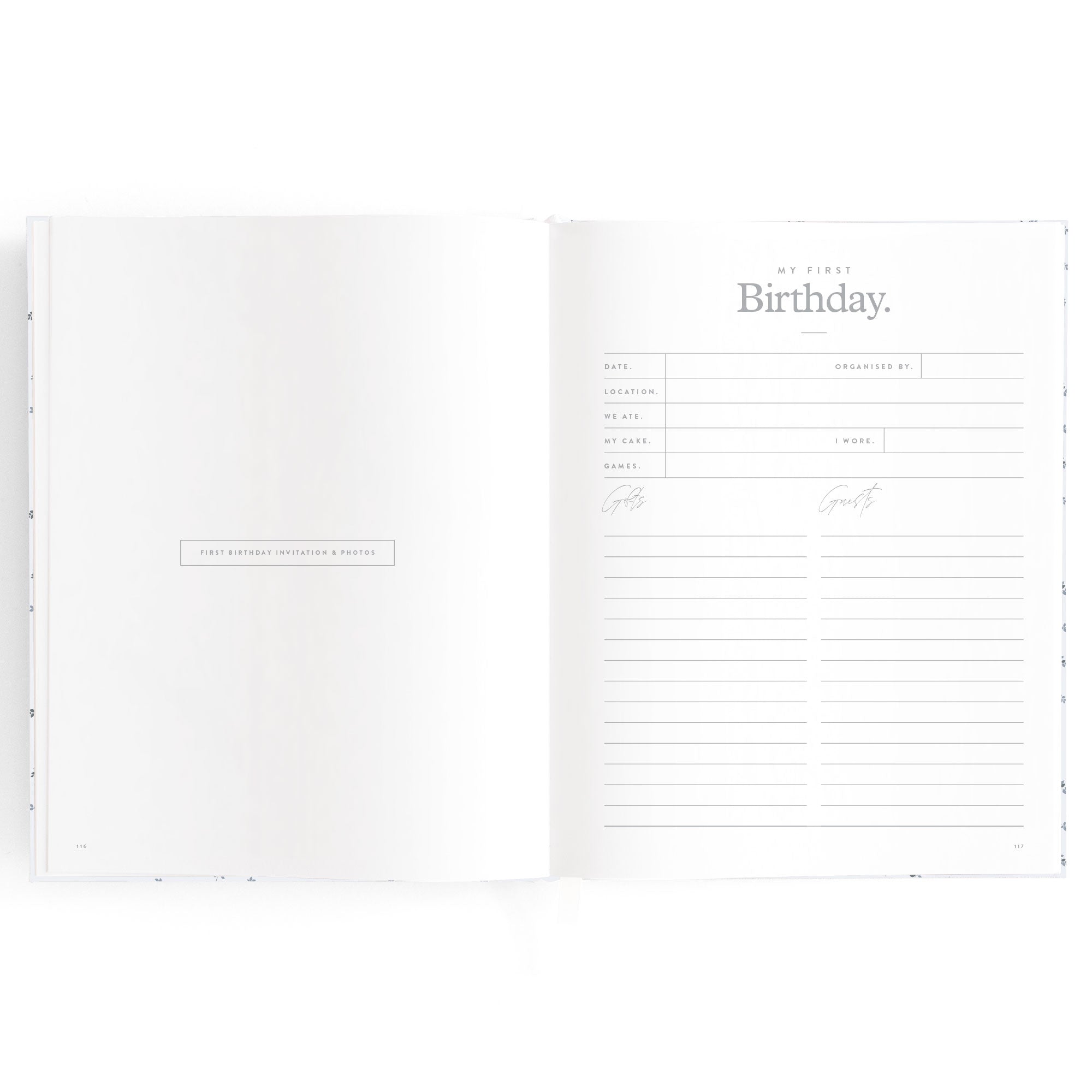 Fox & Fallow Baby Book - Bluebell