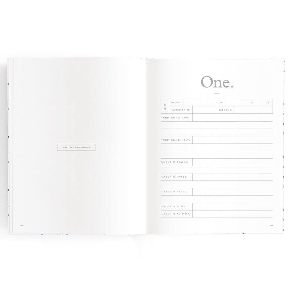 Fox & Fallow Baby Book - Bluebell