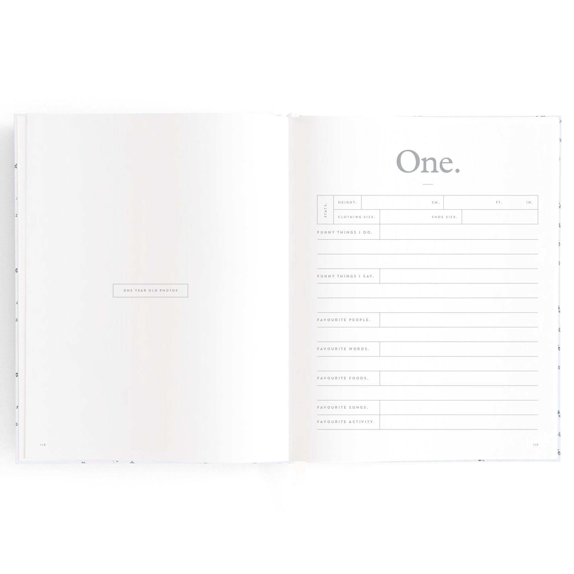 Fox & Fallow Baby Book - Bluebell