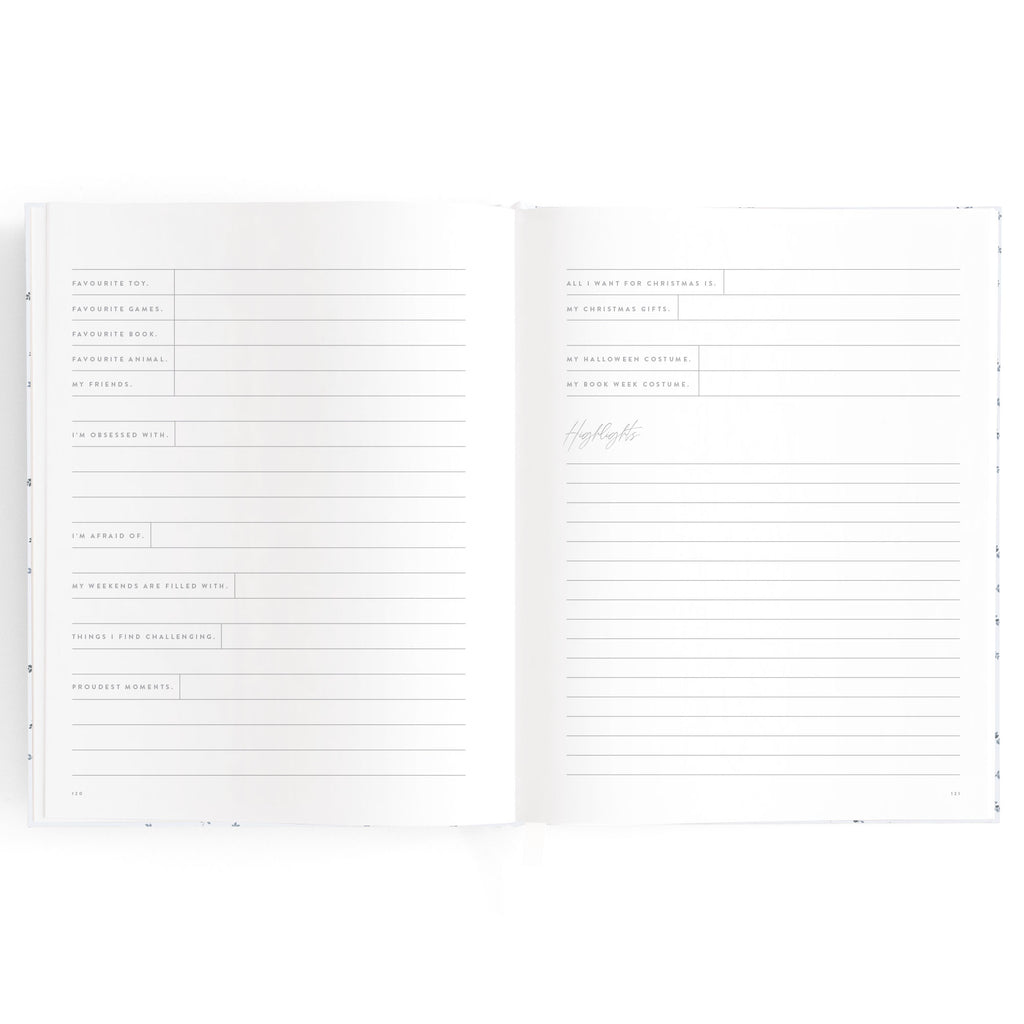 Fox & Fallow Baby Book - Bluebell