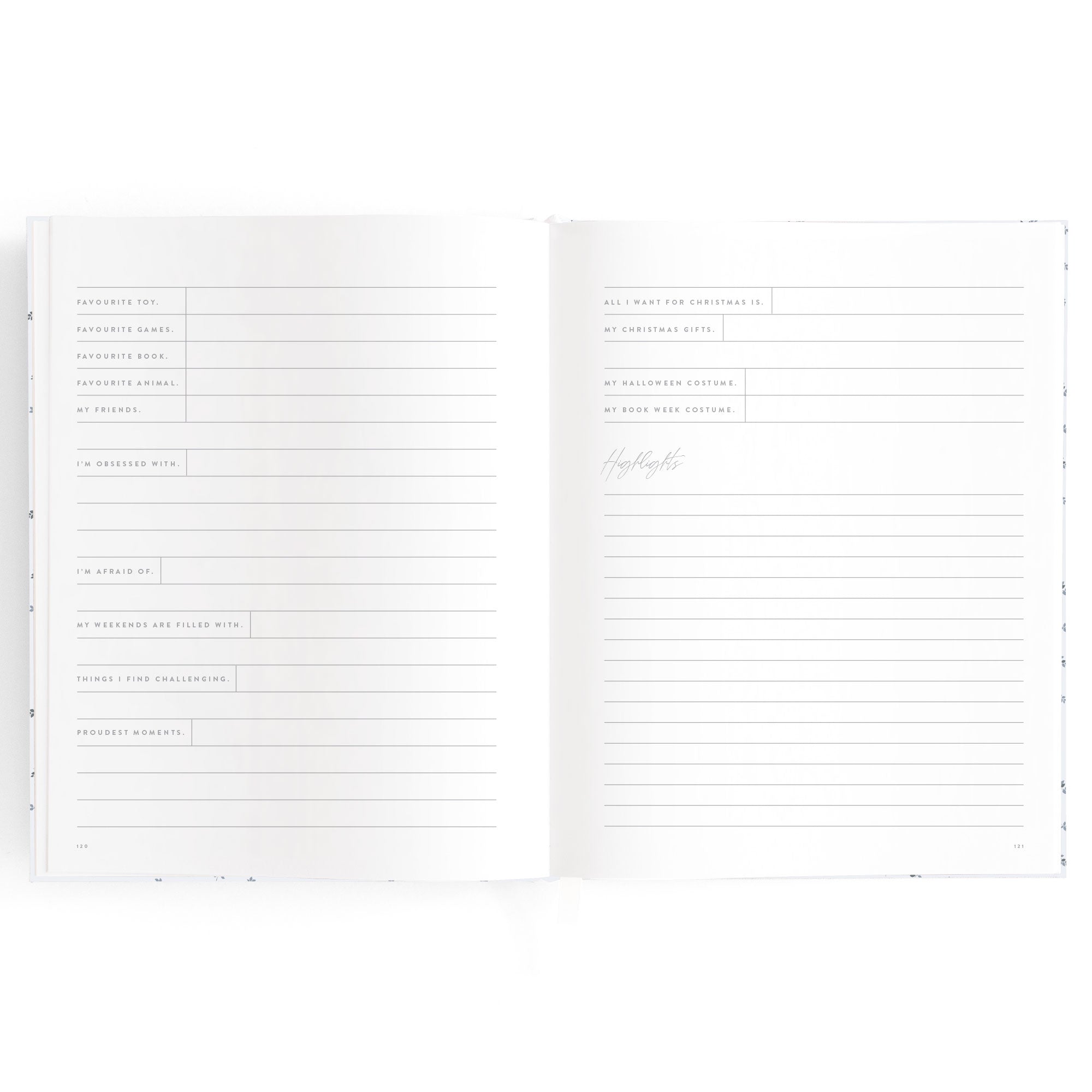 Fox & Fallow Baby Book - Bluebell