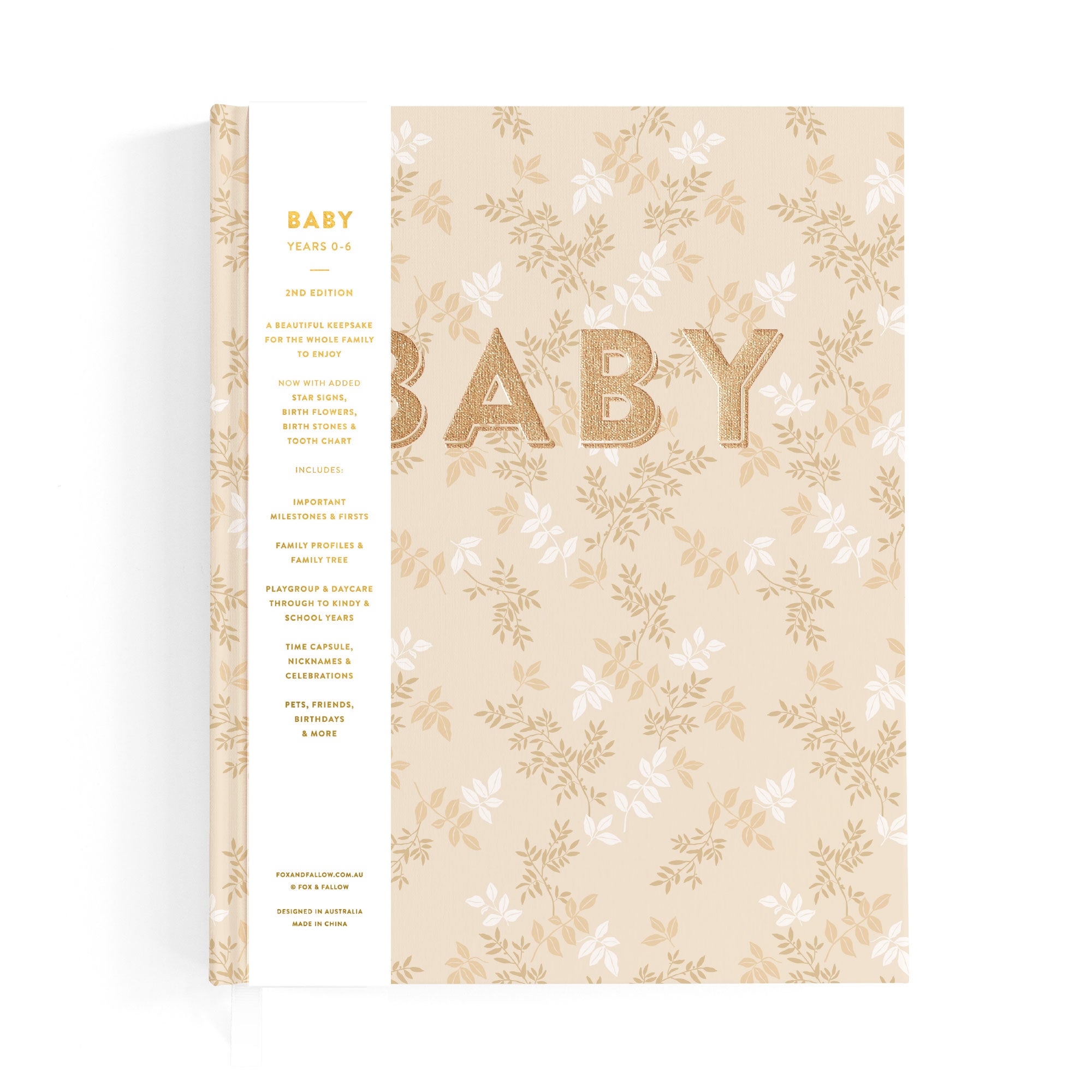 Fox & Fallow Baby Book - Cedarwood