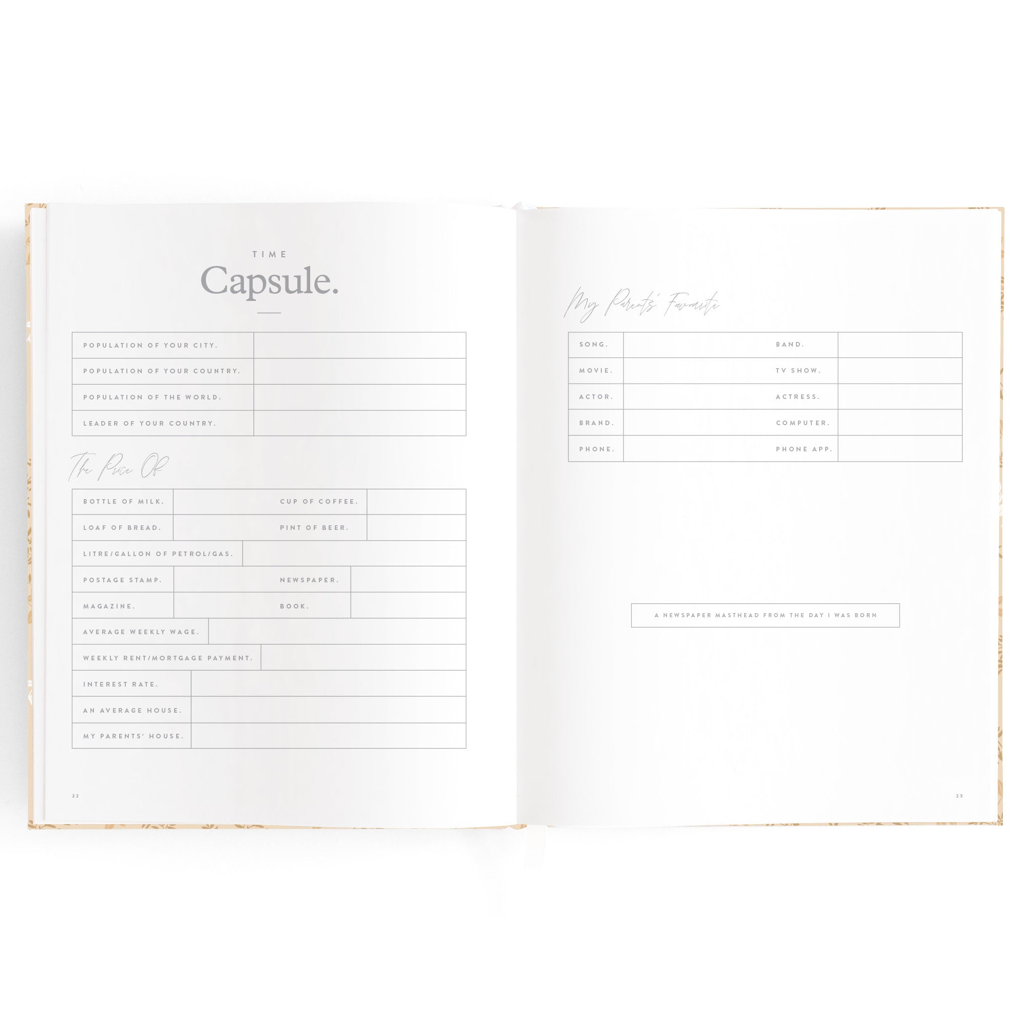 Fox & Fallow Baby Book - Cedarwood