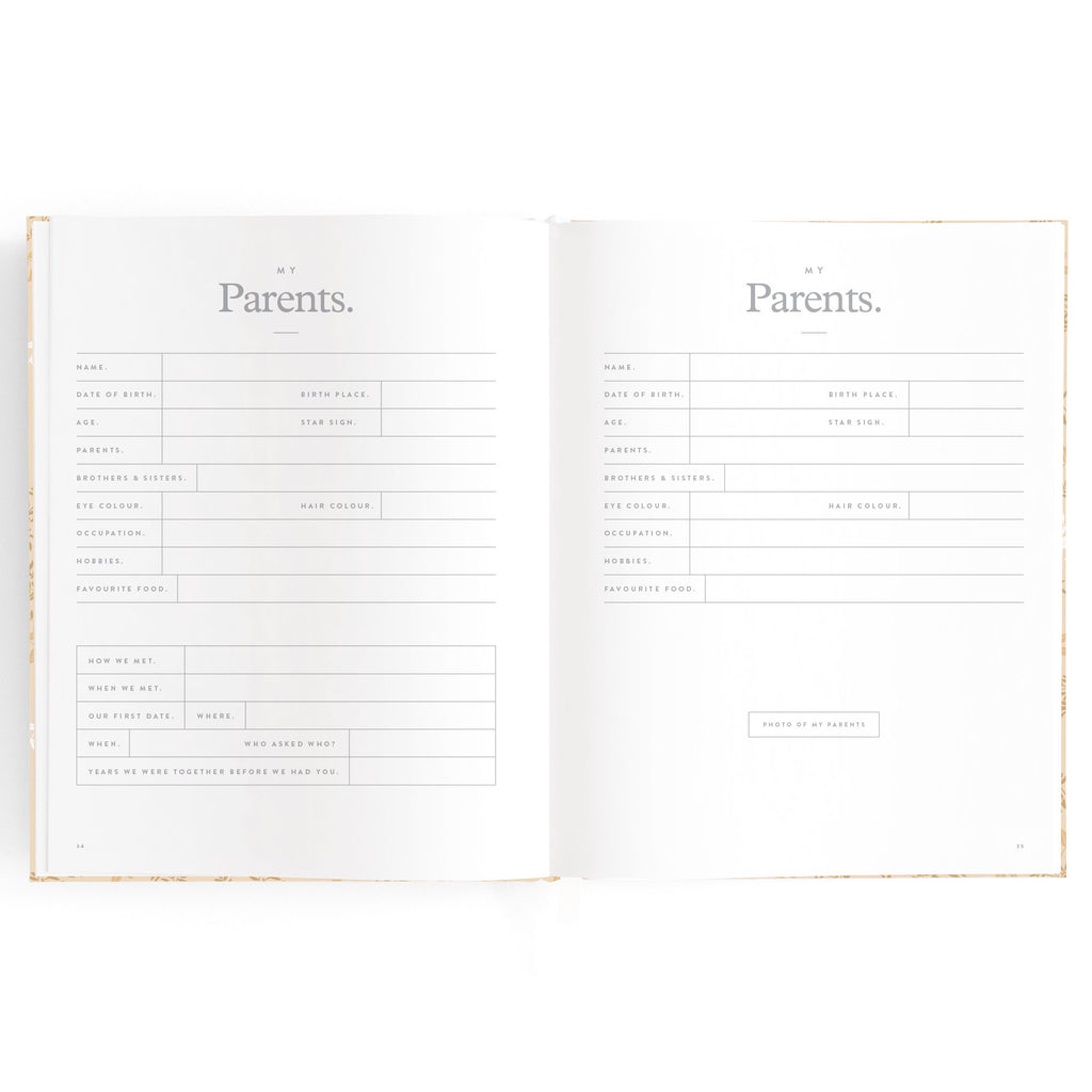 Fox & Fallow Baby Book - Cedarwood
