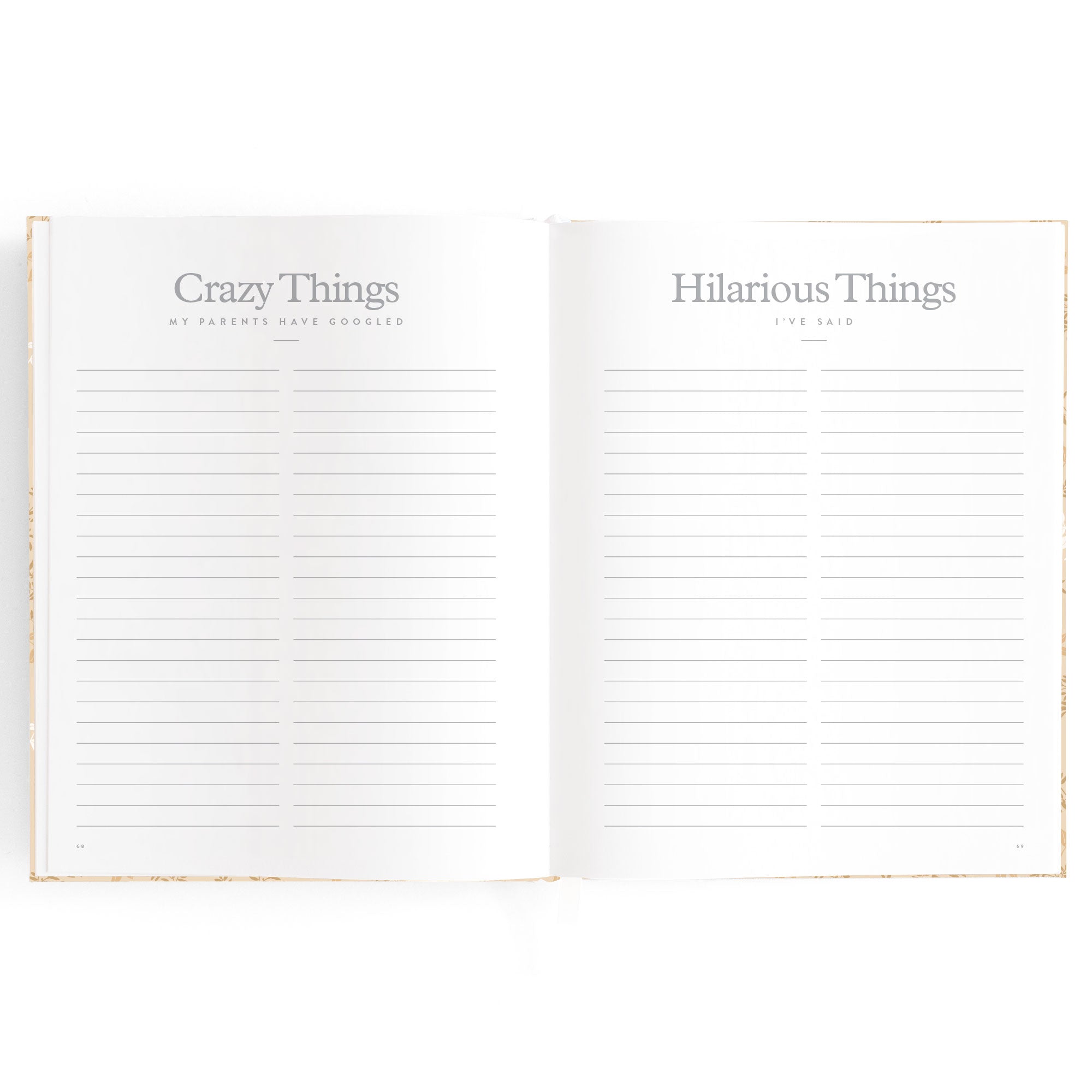 Fox & Fallow Baby Book - Cedarwood